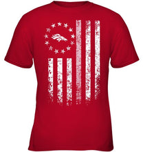 Load image into Gallery viewer, Denver Broncos american flag stars shirt