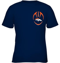 Load image into Gallery viewer, Denver Broncos American flag back shirt