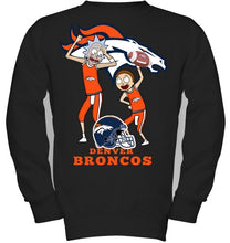 Load image into Gallery viewer, Denver Broncos Rick and morty fan shirt