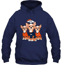 Load image into Gallery viewer, Denver Broncos Chihuahuas fan shirt