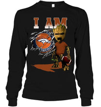 Load image into Gallery viewer, I am Denver Broncos groot shirt