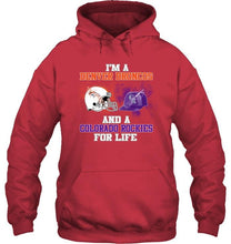 Load image into Gallery viewer, i'm a Denver Bronco and a Colorado Rockie for life shirt