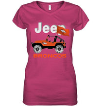 Load image into Gallery viewer, Jeep Denver Broncos fan hoodie