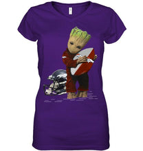 Load image into Gallery viewer, Groot loves Denver Broncos fan hoodie