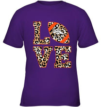 Load image into Gallery viewer, Love Denver Broncos panther pattern shirt