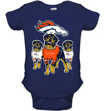 Load image into Gallery viewer, Denver Broncos Rottweilers fan hoodie