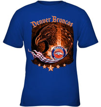 Load image into Gallery viewer, denver broncos eagle american flag shirt