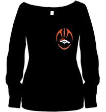 Load image into Gallery viewer, Denver Broncos American flag back shirt