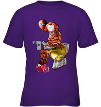 Load image into Gallery viewer, IT Denver Broncos in toilet halloween hoodie