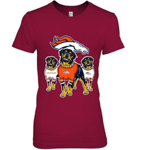 Load image into Gallery viewer, Denver Broncos Rottweilers fan shirt
