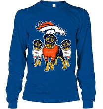 Load image into Gallery viewer, Denver Broncos Rottweilers fan hoodie
