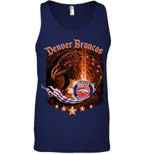 Load image into Gallery viewer, denver broncos eagle american flag shirt