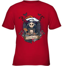 Load image into Gallery viewer, Denver Broncos Jack Skellington shirt