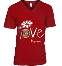 Load image into Gallery viewer, Love my Broncos Denver Broncos daisy fan shirt