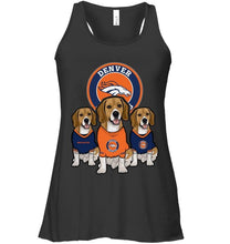 Load image into Gallery viewer, Denver Broncos Beagles fan shirt