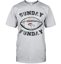 Load image into Gallery viewer, Sunday funday Denver Broncos lover shirt