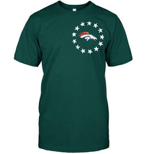 Load image into Gallery viewer, Denver Broncos american star flag shirt