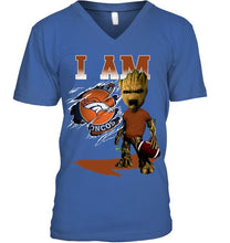 Load image into Gallery viewer, I am Denver Broncos groot shirt