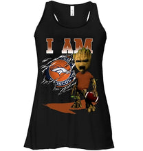 Load image into Gallery viewer, I am Denver Broncos groot shirt