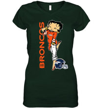 Load image into Gallery viewer, Denver Broncos betty boop fan shirt