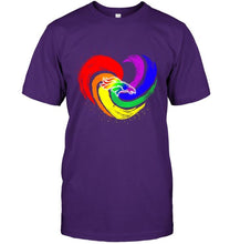 Load image into Gallery viewer, Denver Broncos lgbt tornado heart shirt