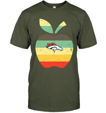 Load image into Gallery viewer, Denver Broncos teacher apple retro shirt