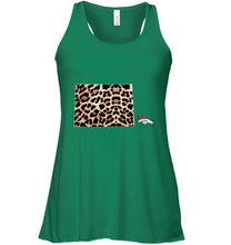 Load image into Gallery viewer, Denver Broncos panther pattern state map shirt