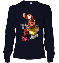 Load image into Gallery viewer, IT Denver Broncos in toilet halloween hoodie