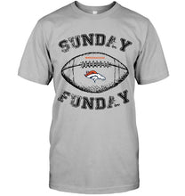 Load image into Gallery viewer, Sunday funday Denver Broncos lover shirt