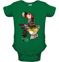 Load image into Gallery viewer, IT Western Michigan Broncos in toilet halloween hoodie