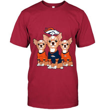 Load image into Gallery viewer, Denver Broncos Chihuahuas fan shirt