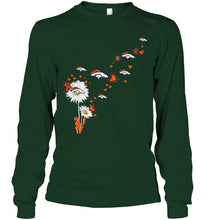 Load image into Gallery viewer, Denver Broncos daisy butterfly fan shirt