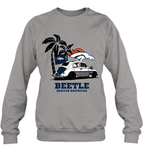 Load image into Gallery viewer, Beetle Denver Broncos on beach shirt