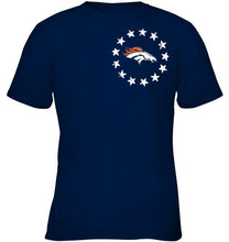 Load image into Gallery viewer, Denver Broncos american star flag shirt