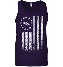 Load image into Gallery viewer, Denver Broncos american flag stars shirt