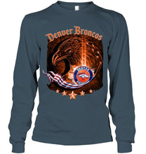 Load image into Gallery viewer, denver broncos eagle american flag shirt