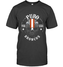 Load image into Gallery viewer, Puro Denver Broncos por vida fan shirt