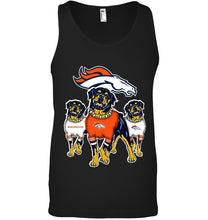 Load image into Gallery viewer, Denver Broncos Rottweilers fan shirt