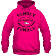 Load image into Gallery viewer, Sunday funday Denver Broncos lover shirt