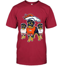 Load image into Gallery viewer, Denver Broncos Rottweilers fan shirt