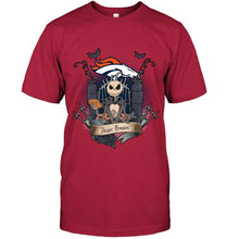 Load image into Gallery viewer, Denver Broncos Jack Skellington shirt