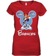 Load image into Gallery viewer, Denver Broncos Mickey shirt