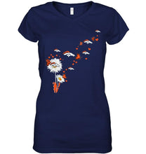 Load image into Gallery viewer, Denver Broncos daisy butterfly fan shirt