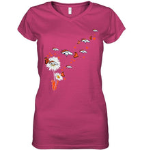 Load image into Gallery viewer, Denver Broncos daisy butterfly fan shirt
