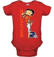Load image into Gallery viewer, Denver Broncos betty boop fan shirt