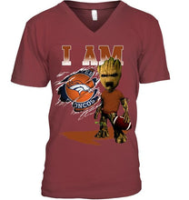 Load image into Gallery viewer, I am Denver Broncos groot shirt