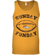 Load image into Gallery viewer, Sunday funday Denver Broncos lover shirt