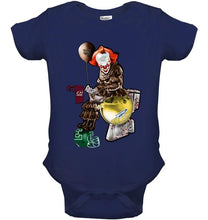 Load image into Gallery viewer, IT Western Michigan Broncos in toilet halloween hoodie