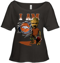 Load image into Gallery viewer, I am Denver Broncos groot shirt
