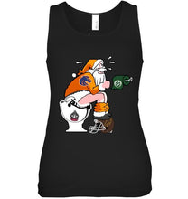 Load image into Gallery viewer, Santa Boise State Broncos in bathroom shirt